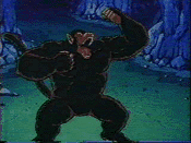 Son Gokuu as the were-monkey
